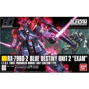Gundam RX-79BD-2 Blue Destiny Unit 2 "EXAM" Destiny Unit 2 Mobile Suit HG