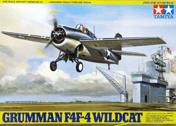 Tamiya 1/48 Grumman F4F-4 Wildcat Aircraft