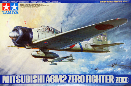 Tamiya 1/48 MItsubishi A6M2 Type 21 Zero Fighter Zeke