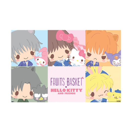 Hello Kitty and Friends x Fruits Basket - Squares