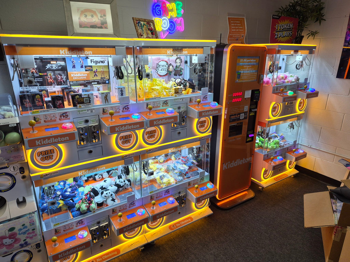 Claw machines and game room at Kobe Mini Mart Davis