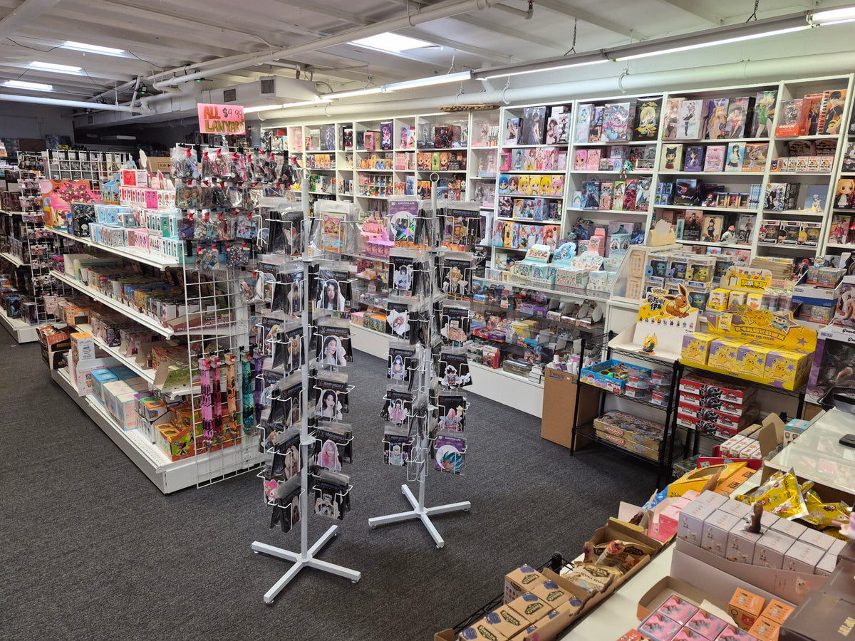 Kobe Mini Mart in Davis, CA - Japanese snacks and anime merch aisle