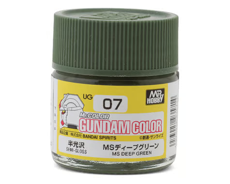 GSI Creos Mr. Hobby | Gundam Color | Acrylic Paint | 10ml Bottle | UG07 MS Deep Green