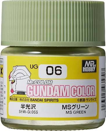 GSI Creos Mr. Hobby | Gundam Color | Acrylic Paint | 10ml Bottle | UG06 MS Green