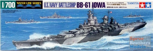 Tamiya 1/700 USS Iowa BB61 Battleship Waterline