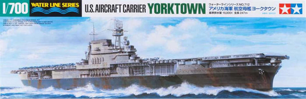Tamiya 1/700 USS Yorktown CV5 Aircraft Carrier Waterline – Kobe Mini Mart