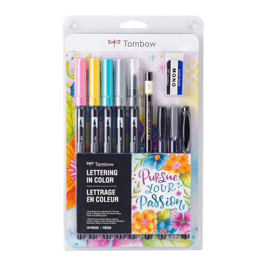 Tombow Lettering in Color Set