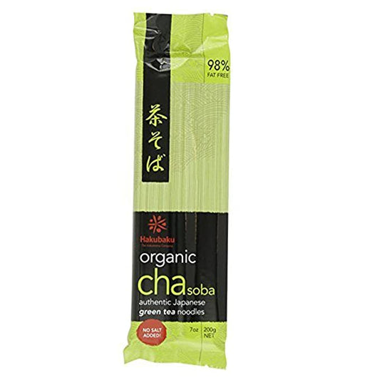 Hakubaku Organic Green Tea Soba Noodle 7oz