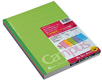 Campus Notebook Cotton Color Dotted Line