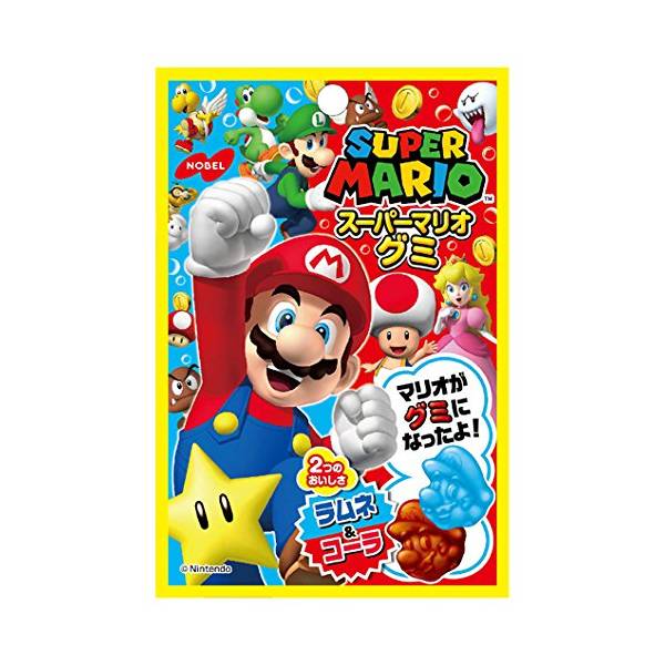 Super Mario Gummy Ramune and Cola