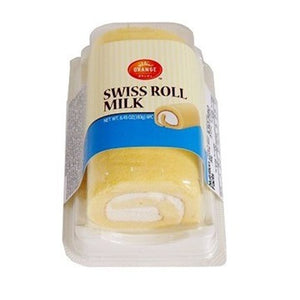 Orange Swiss Roll Milk Cake