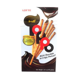 Lotte Toppo Double Joy Vanilla Chocolate