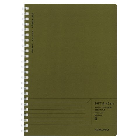 Kokuyo Soft Ring Notebook B5 40 Pages Line Green