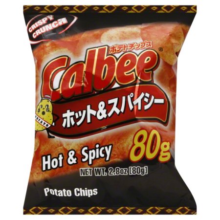 Calbee Potato Chips Hot & Spicy
