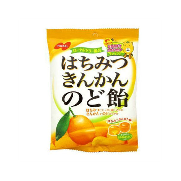 Nobel Hachimitsu Kinkan Honey Nodo Ame Candy