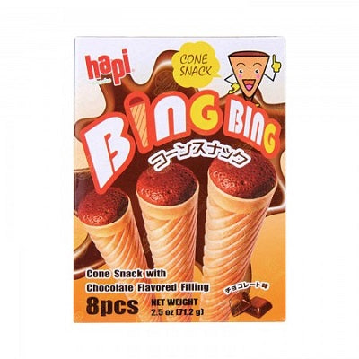 Hapi Bing Bing Cone Snack Chocolate