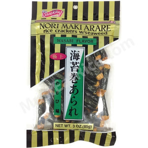 Shirakiku Seaweed Rice Cracker Nori Maki Arare Wasabi