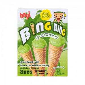 Hapi Bing Bing Cone Snack Green Tea