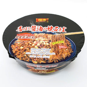 Hikari Menraku Yakisoba Soy Sauce Flavor with Black Pepper & Garlic
