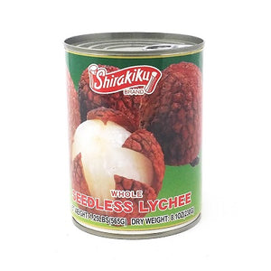 Shirakiku Seedless Whole Lychee Can
