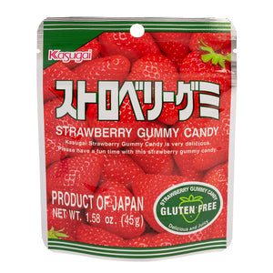Kasugai Strawberry Gummy Candy [S]