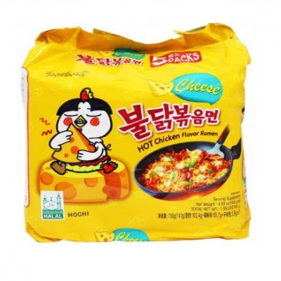 Samyang Hot Chicken Cheese Ramen 5P