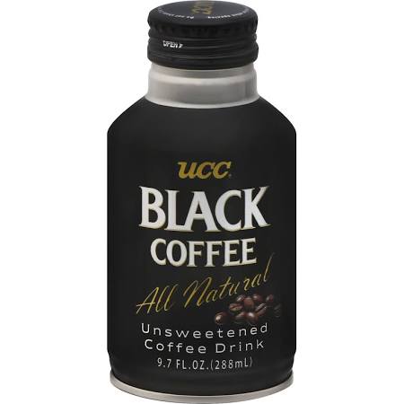 UCC Black Coffee Can