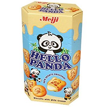 Meiji Hello panda Milk  2 oz