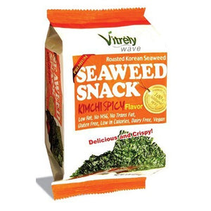 Vitrely Roasted Seasoned Seaweed Snack Kimchi Flavor