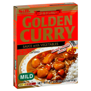 S&B Curry Golden Mild 8.1oz Sauce with Vegetable