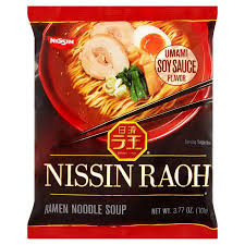 Nissin Raoh Soy Sauce Ramen