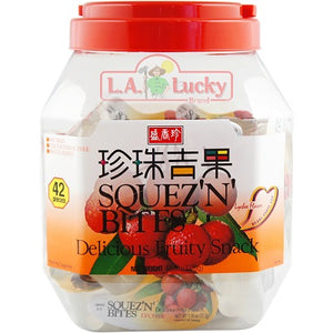 Lychee Squez'N' Bites Jelly 42pcs Bucket