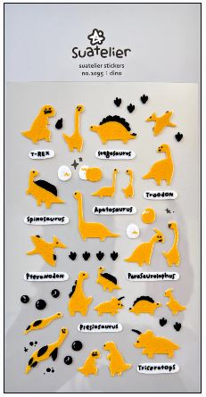 Suatelier Dinosaurs Stickers