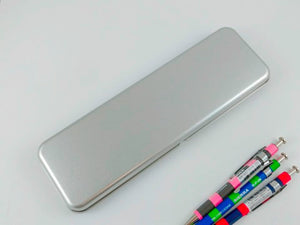 Simple Silver Pen Case