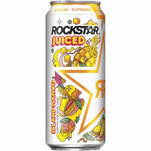 Rockstar Energy Drink Island Mango 16oz