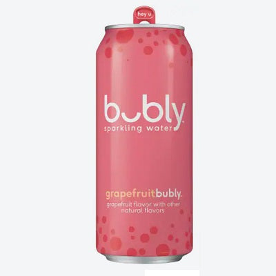 Bubly Sparkling Water Grapefruit Can