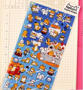 Nekoni Shiba Inu Stickers 2
