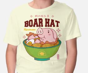 7 Deadly Sins Boar Cream T-Shirt