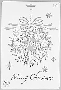 Holiday Stencil Sheet