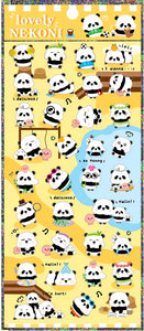 Nekoni Panda Pop Out Stickers