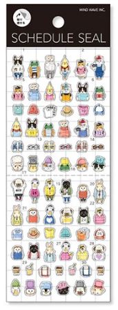 Mindwave Schedule Seal Stickers 69 Frame 71