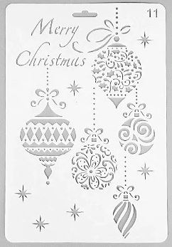 Holiday Stencil Sheet