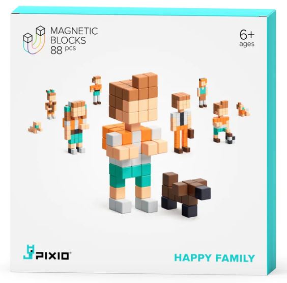 PIXIO Magnetic Blocks Happy Family 88pcs
