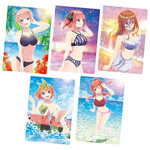Quintessential Quintuplets Wafers with Cards