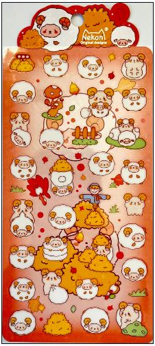Nekoni Farm Animal Stickers
