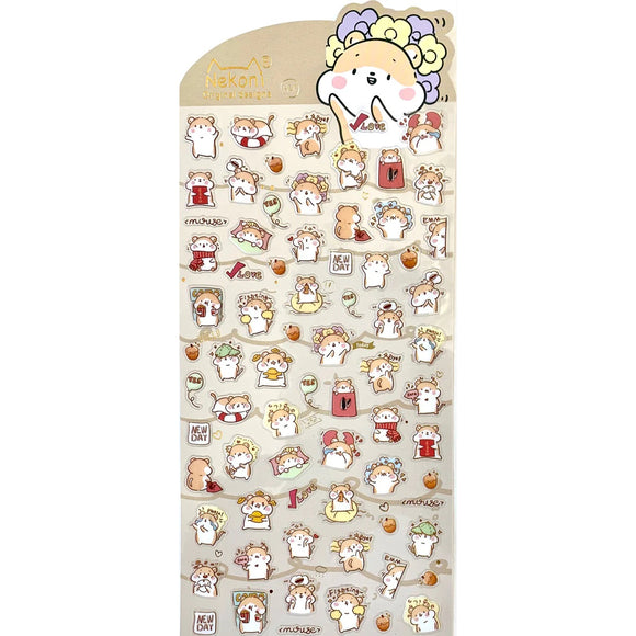 Nekoni Hamster Stickers