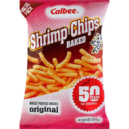 Calbee Shrimp Chips Baked 8oz