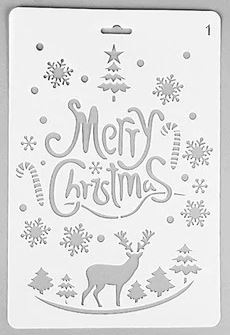 Holiday Stencil Sheet