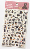 Schedule Seal Daily Event Decorative Stickers