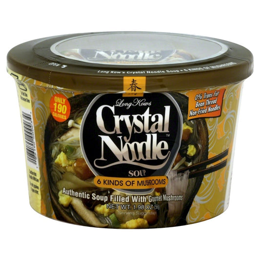Crystal Noodle Soup Mushrooms